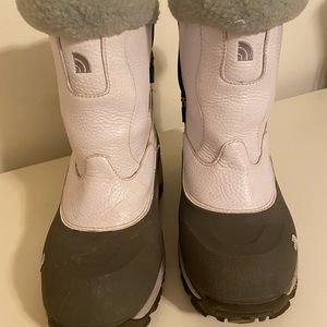 North Face Snow Boots White Size 8